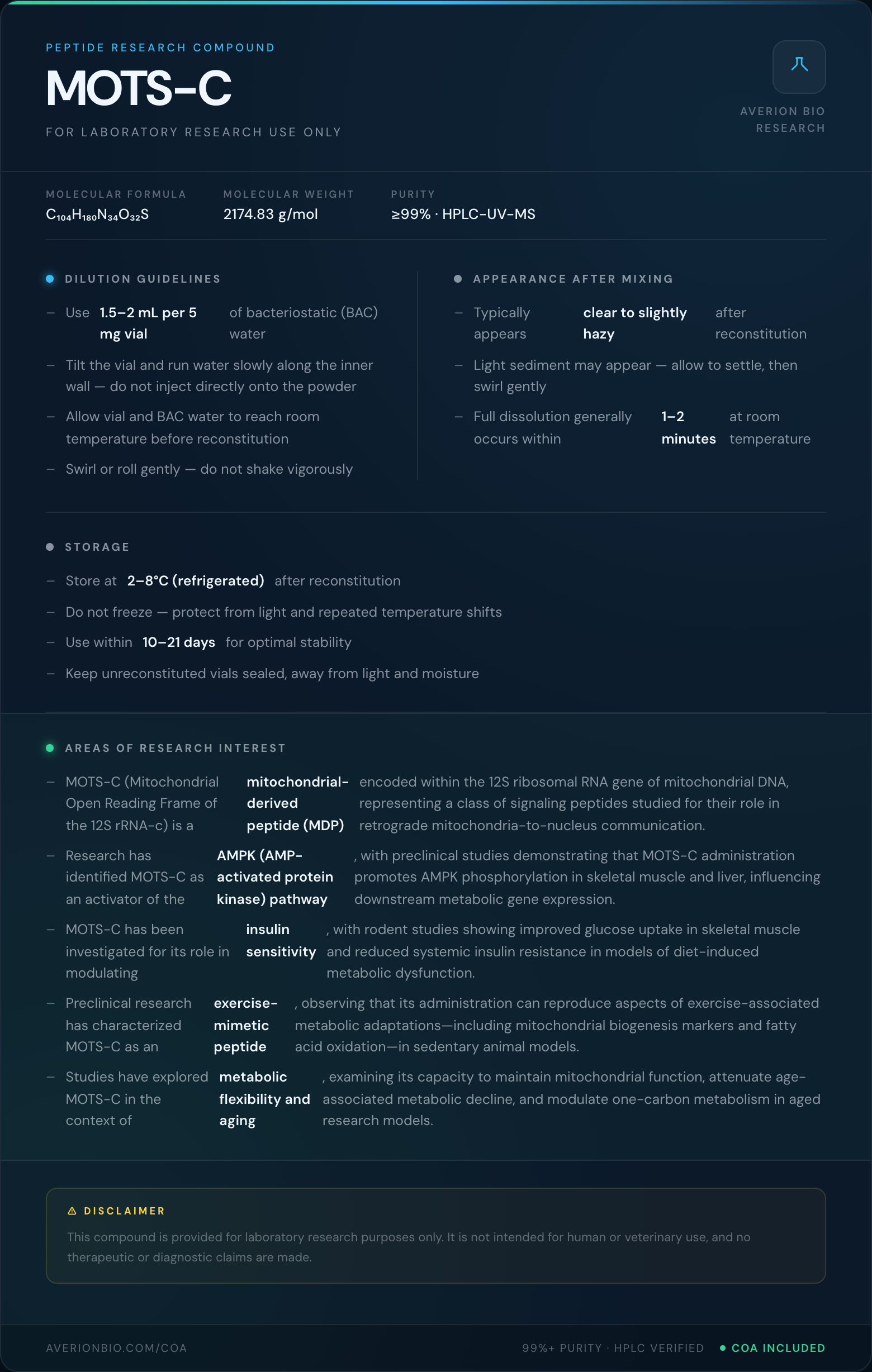 MOTS-C — info card